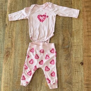 Paris Hilton Heart Diamond Set